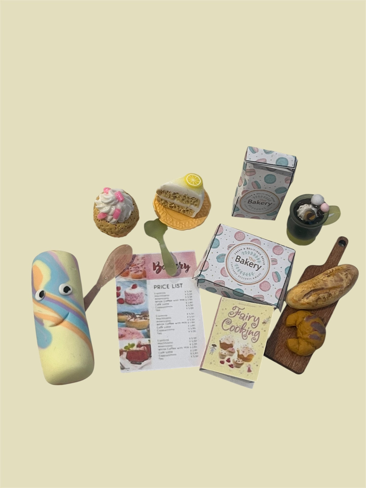 Pastel accessories set
