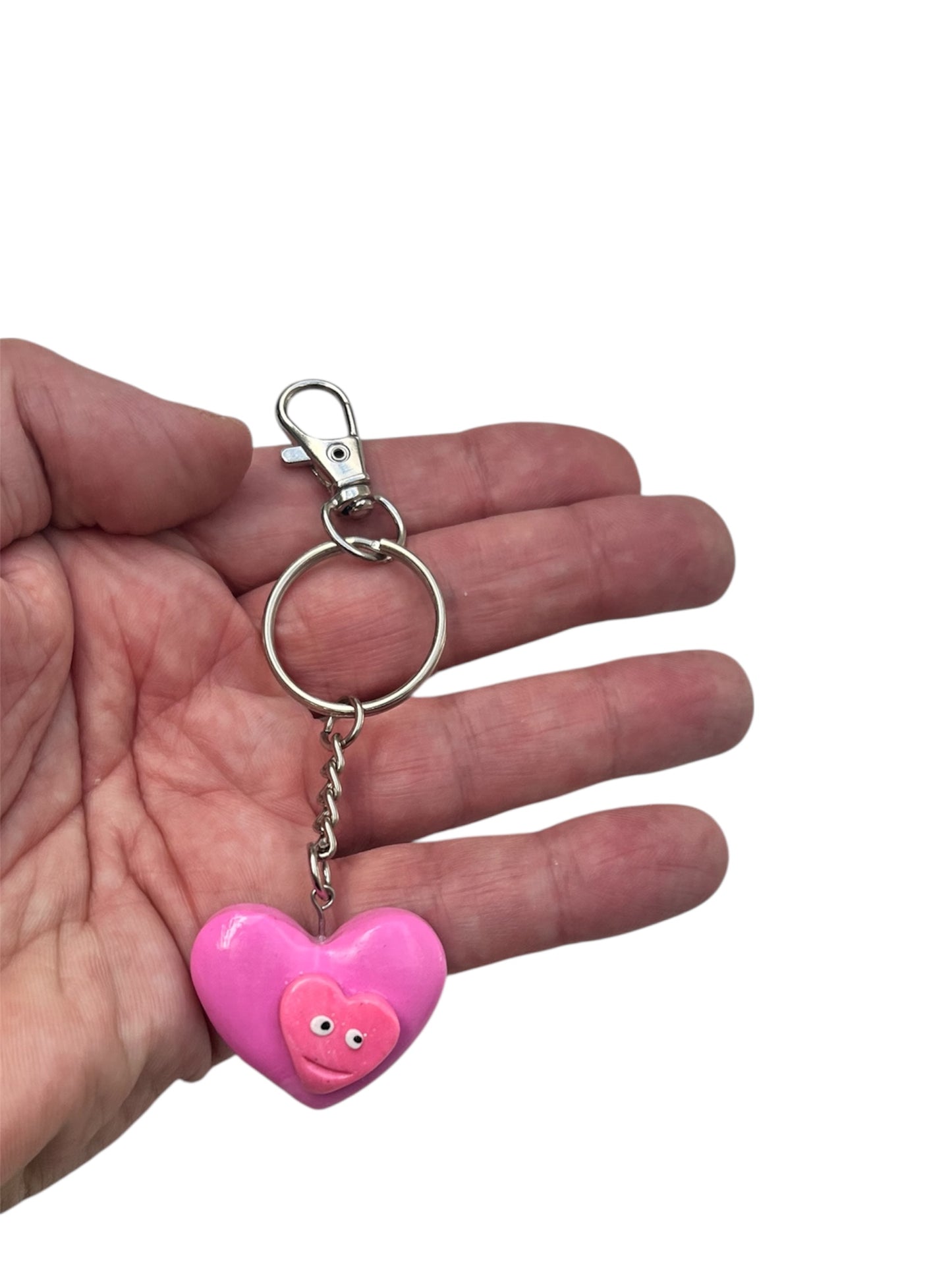 First day of school hug or keyring