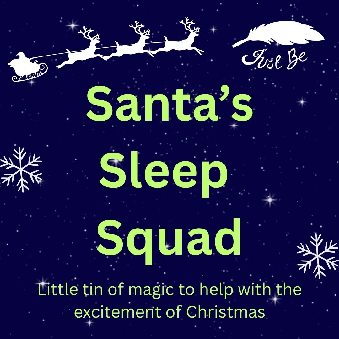 Santa's Sleep Squad - Little tin that glows in the dark.