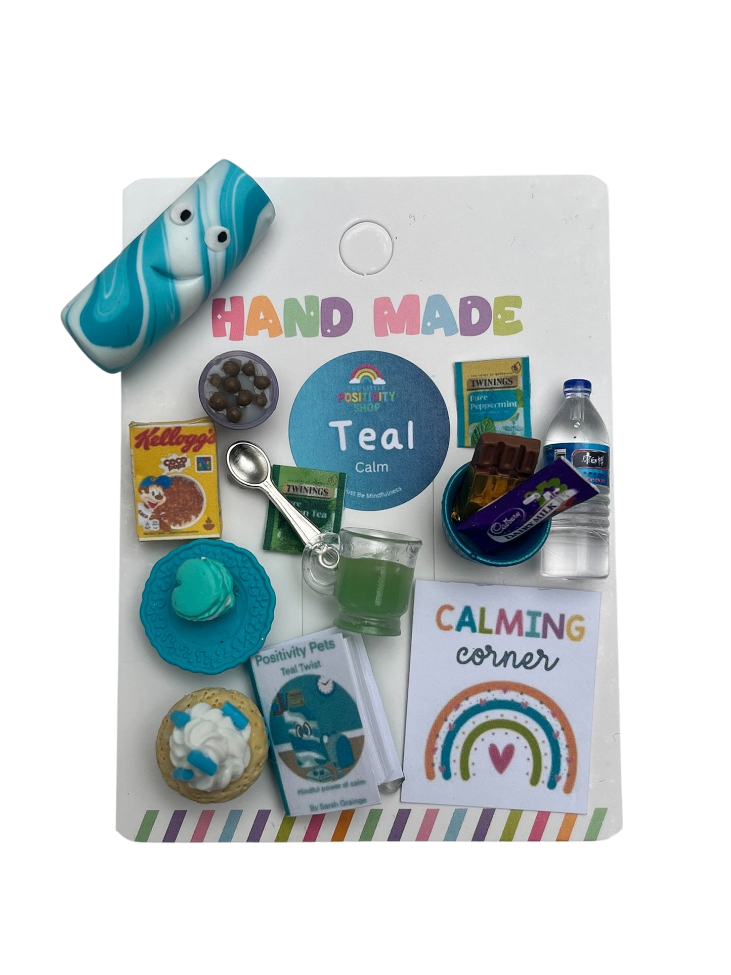 Teal accessories set