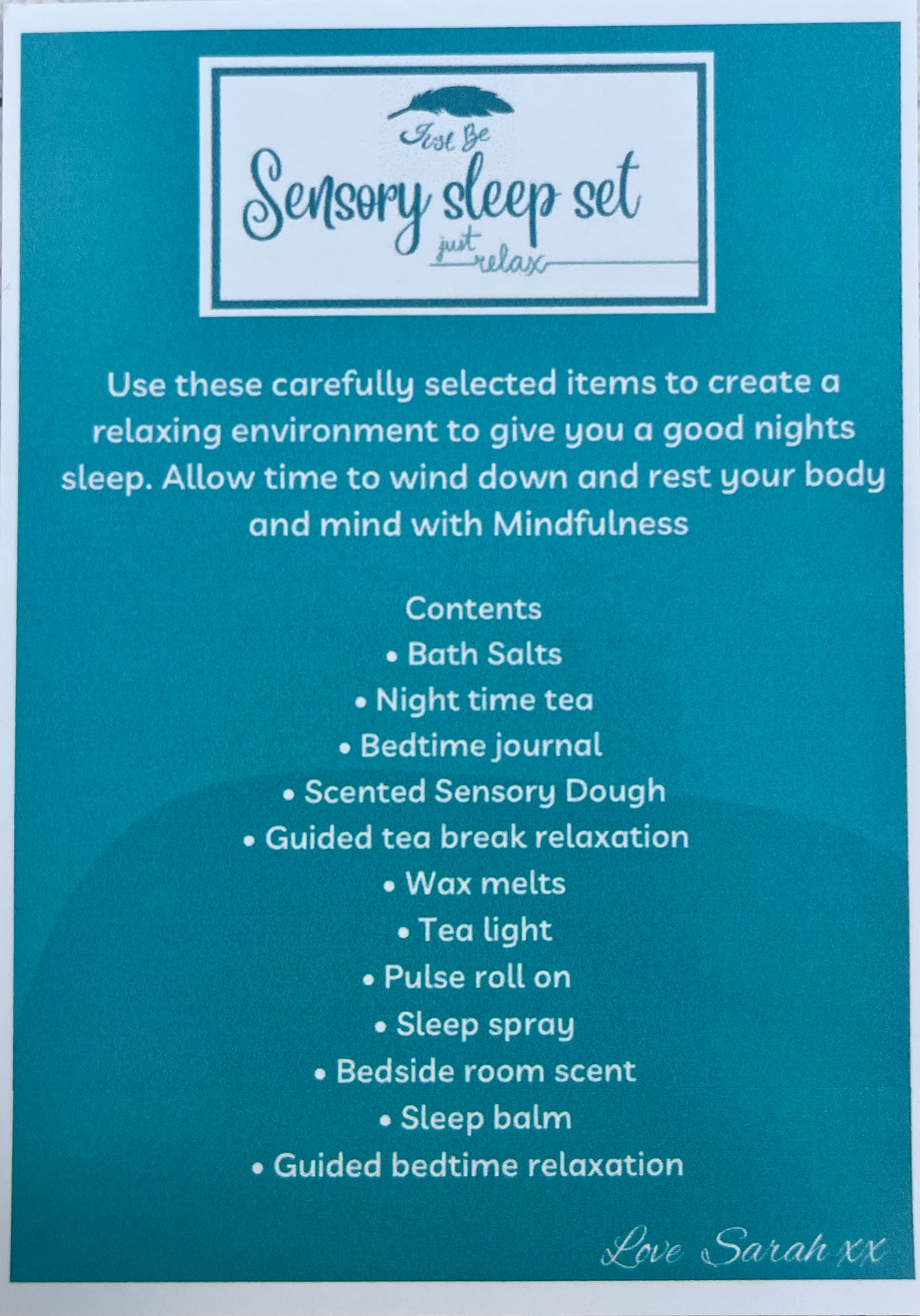 Mindfulness Sensory Sleep set