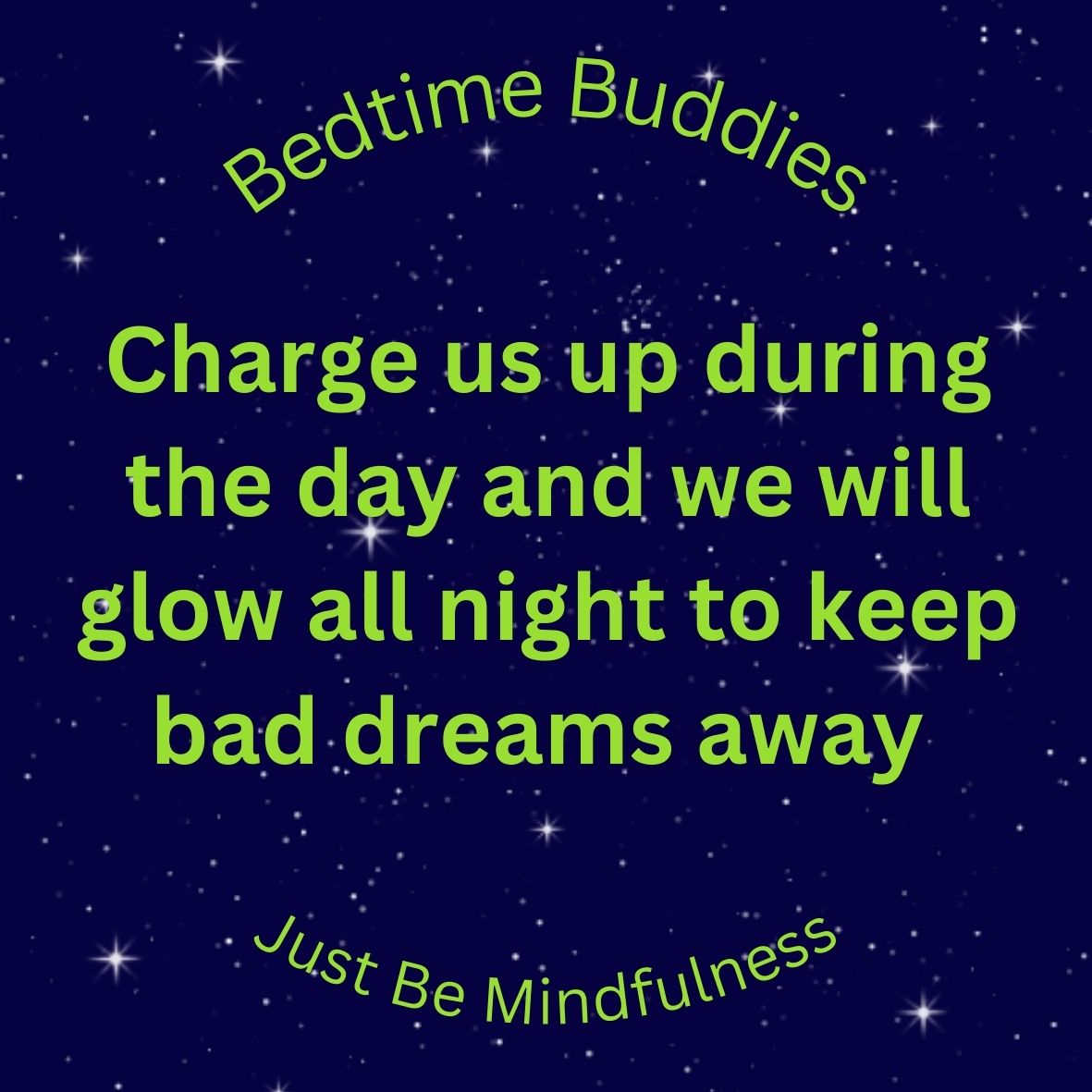 Bedtime Buddies - Little tin that glows in the dark.