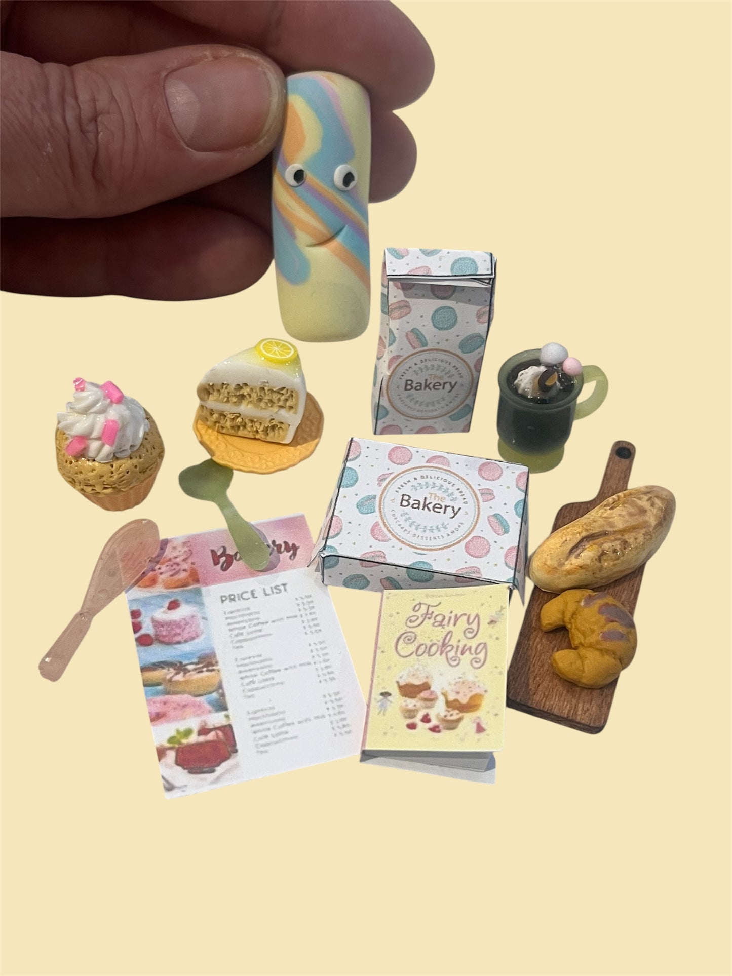 Pastel accessories set