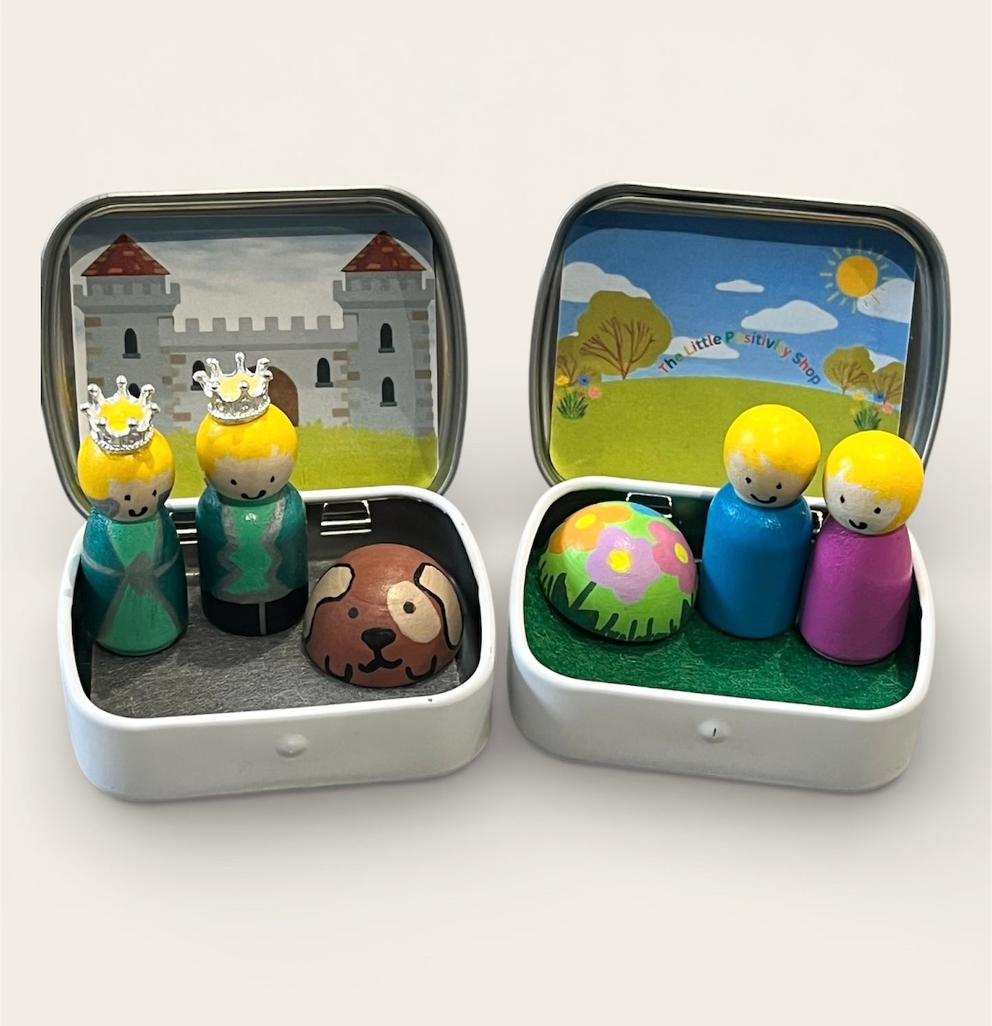 Little Tin of Positive Peg People