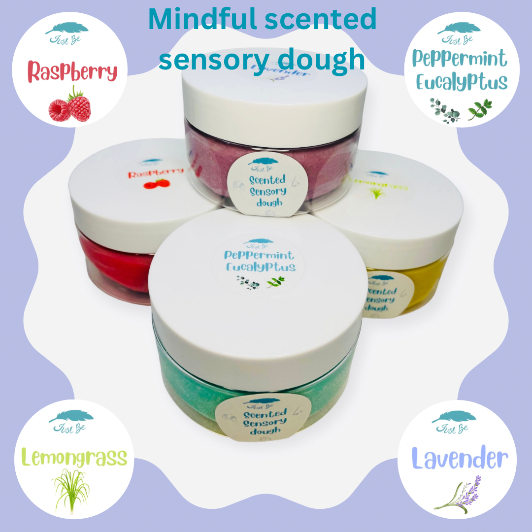 Mindful Scented Sensory Dough - well-being set. Therapy dough