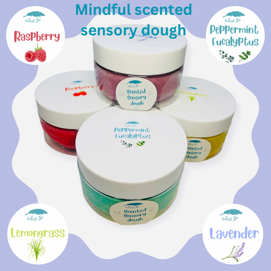 Mindful Scented Sensory Dough - well-being set. Therapy dough