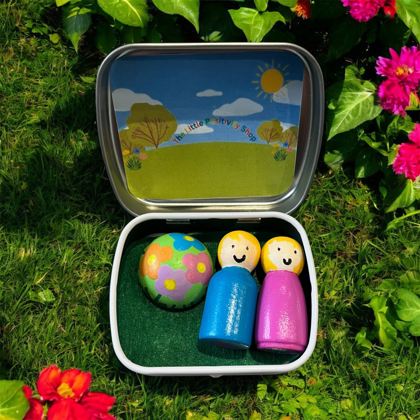 Little Tin of Positive Peg People