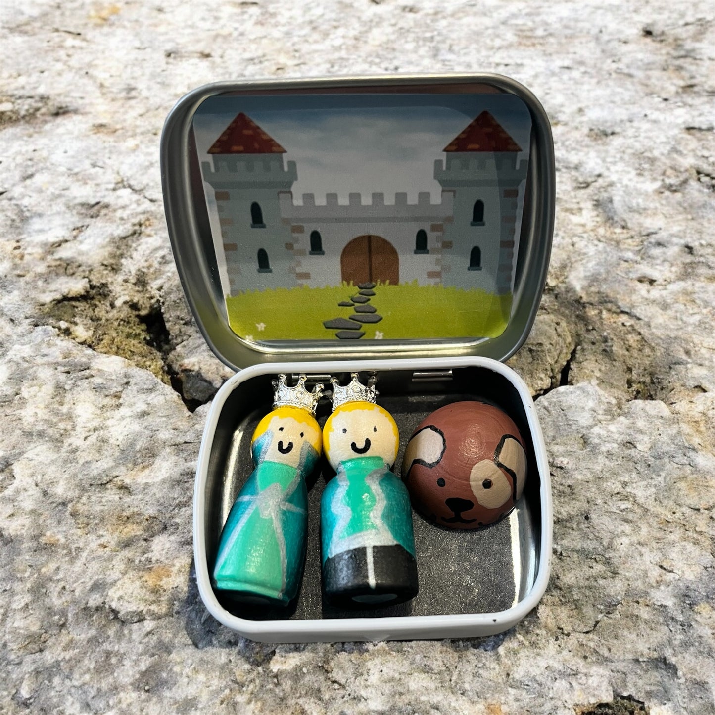 Little Tin of Positive Peg People