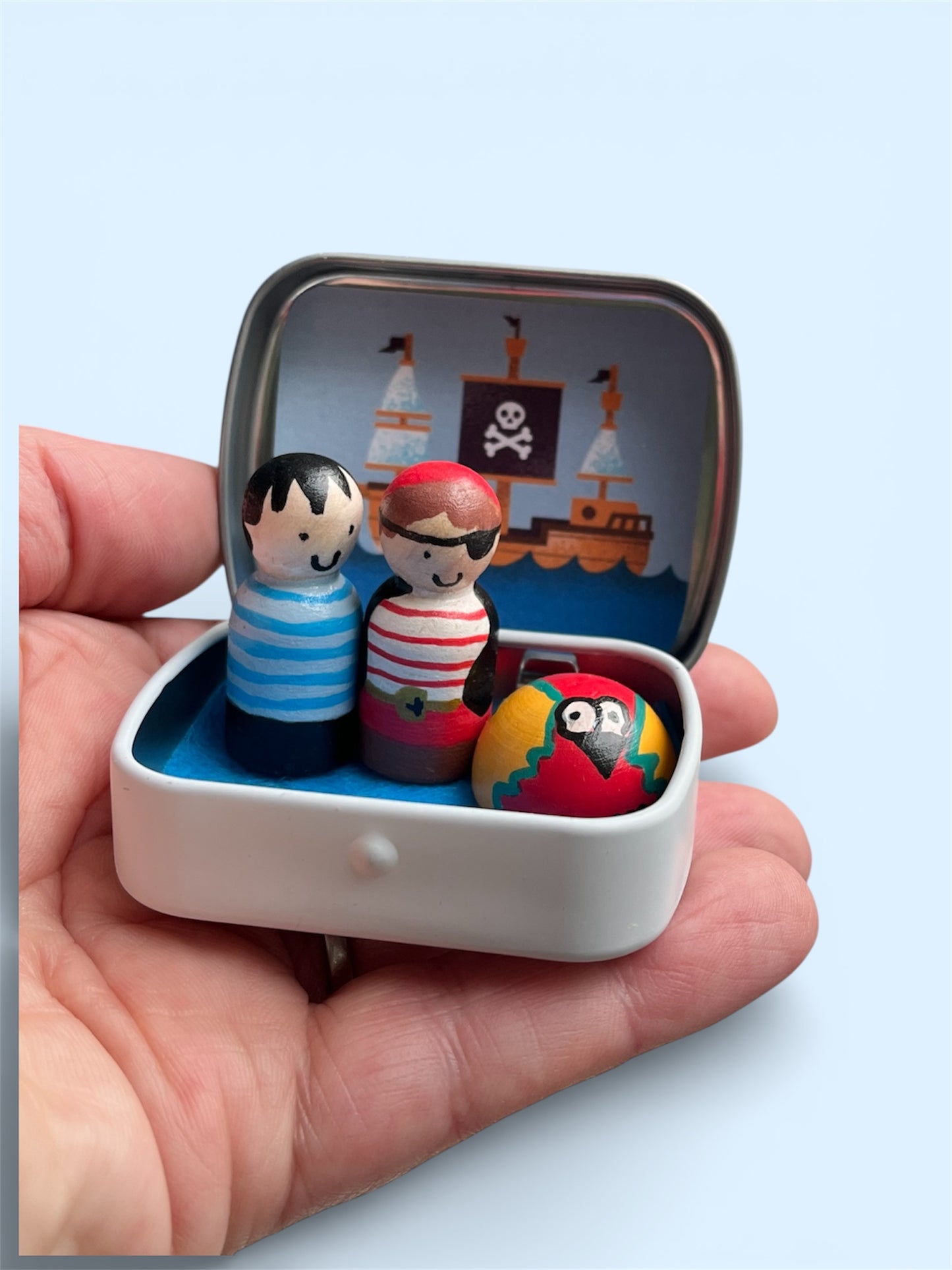 Little Tin of Positive Peg People