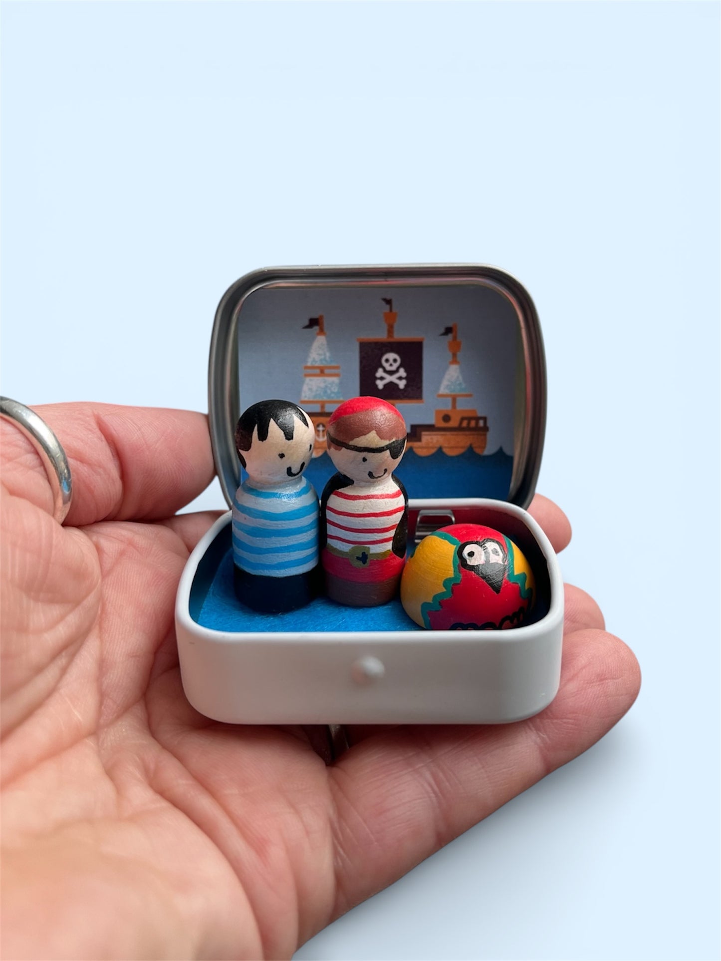 Little Tin of Positive Peg People